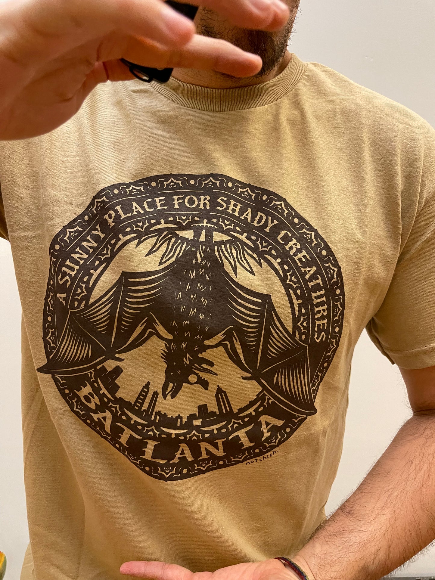 Batlanta T-shirt - Tan
