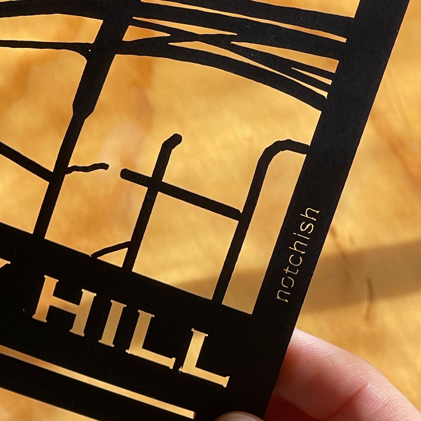 Castleberry Hill Map (Stamp Style Papercut)
