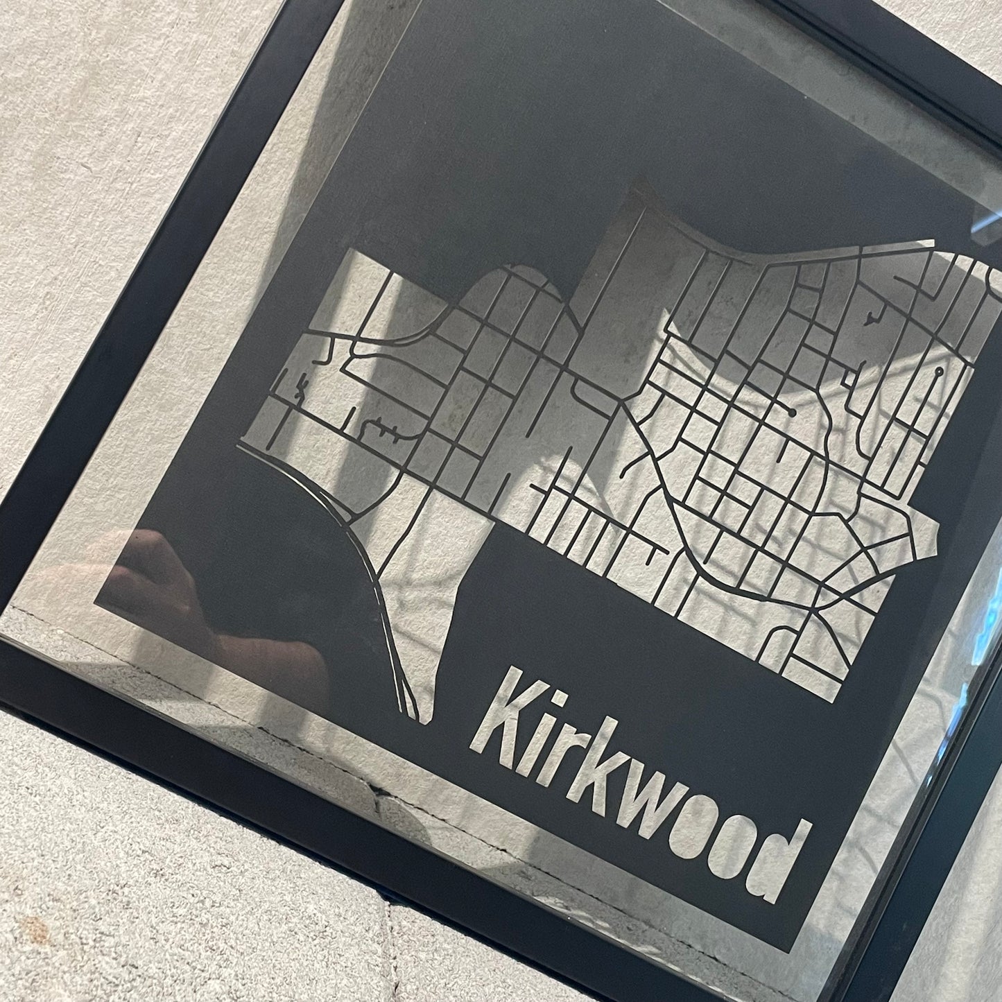 Kirkwood Map (Inverse Style Papercut)