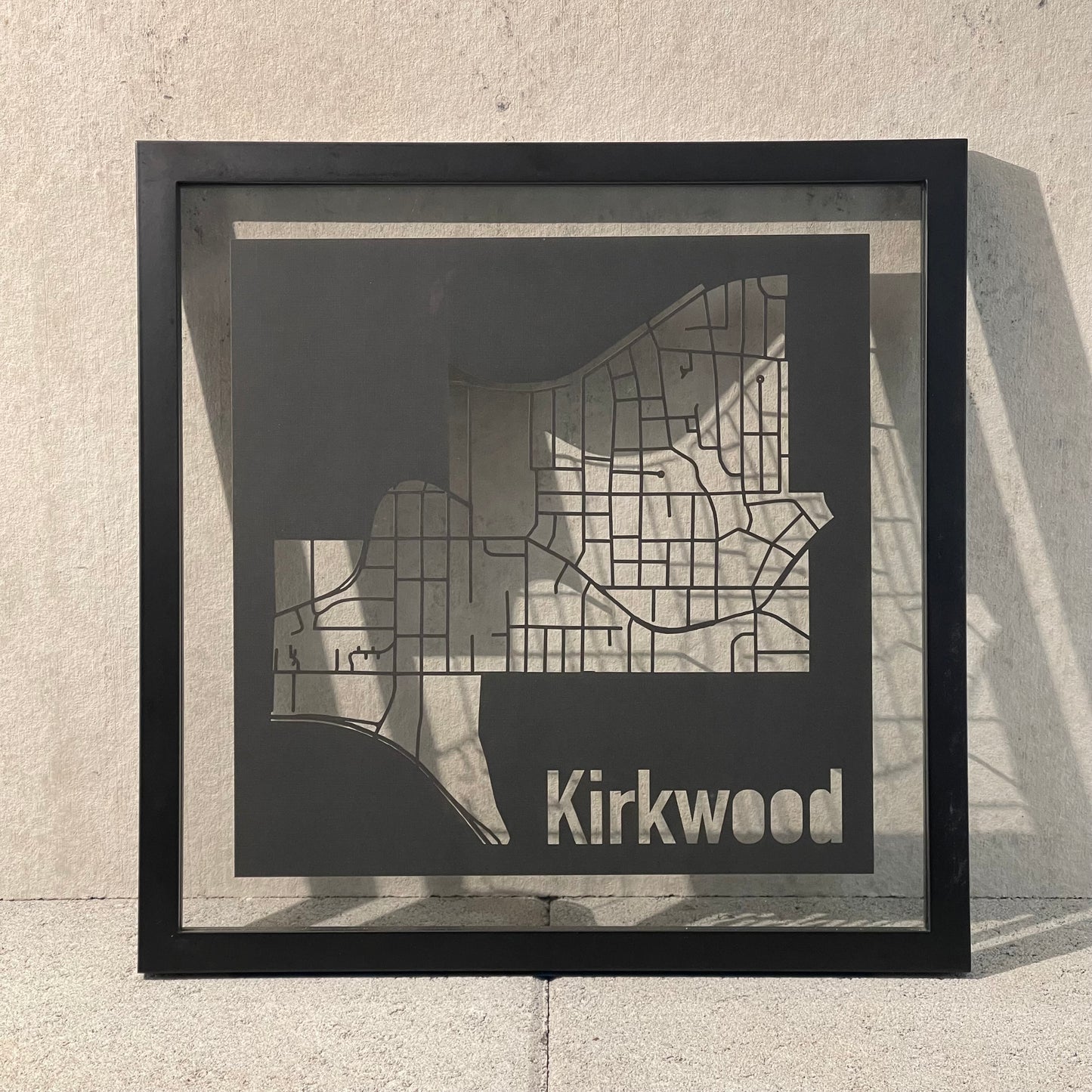 Kirkwood Map (Inverse Style Papercut)