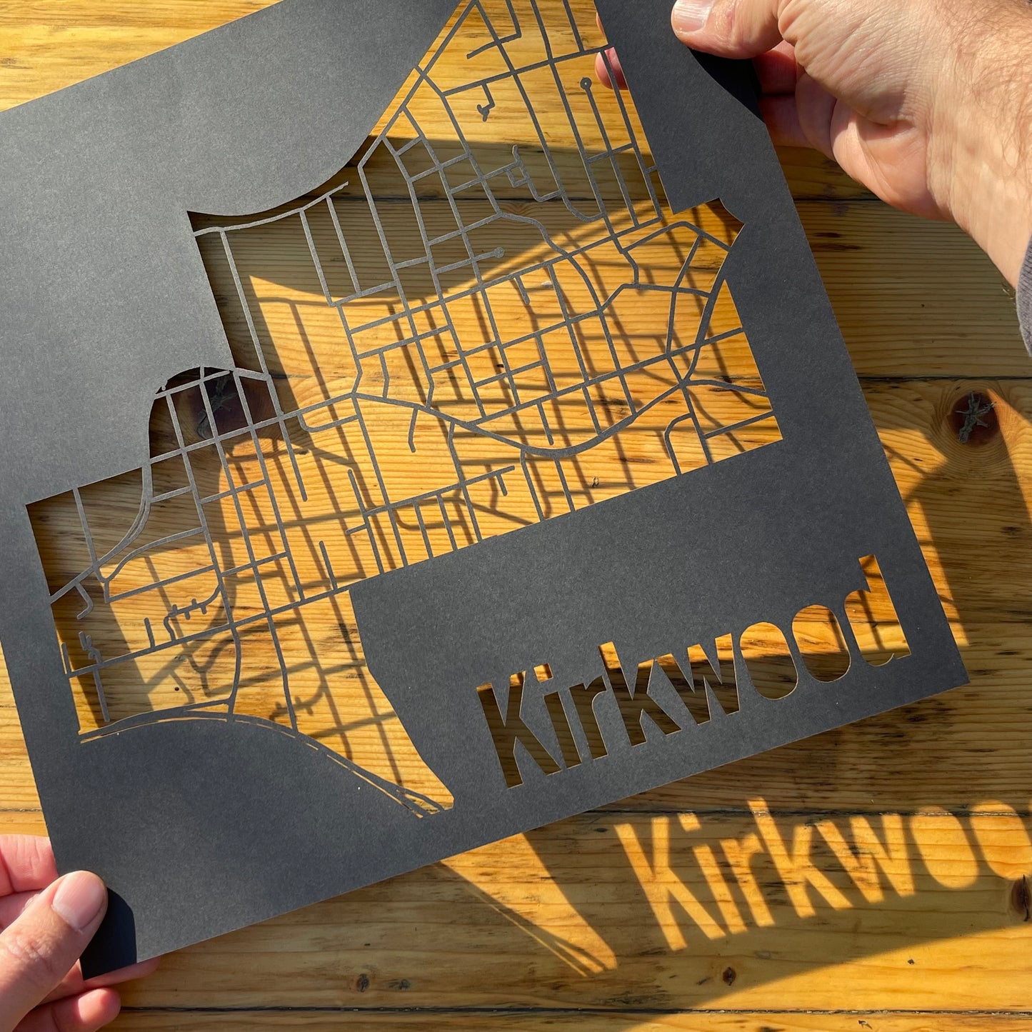 Kirkwood Map (Inverse Style Papercut)