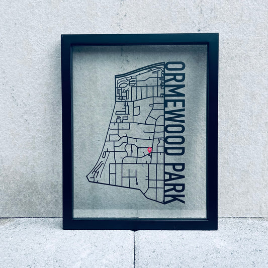 Ormewood Park (Outline Style Papercut)
