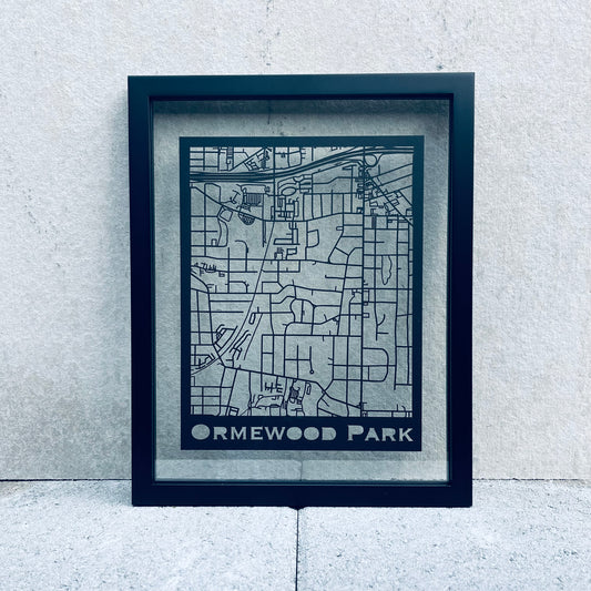 Ormewood Park (Stamp Style Papercut)
