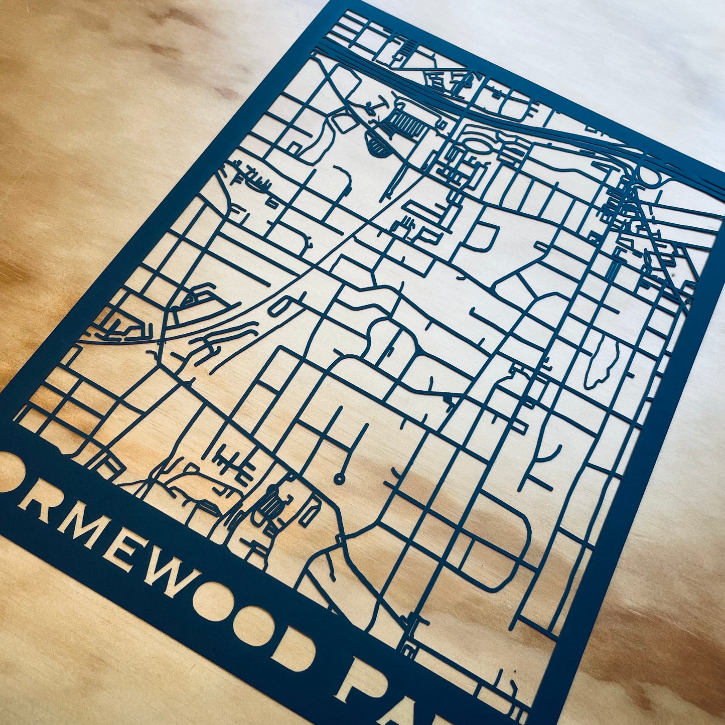 Ormewood Park (Stamp Style Papercut)