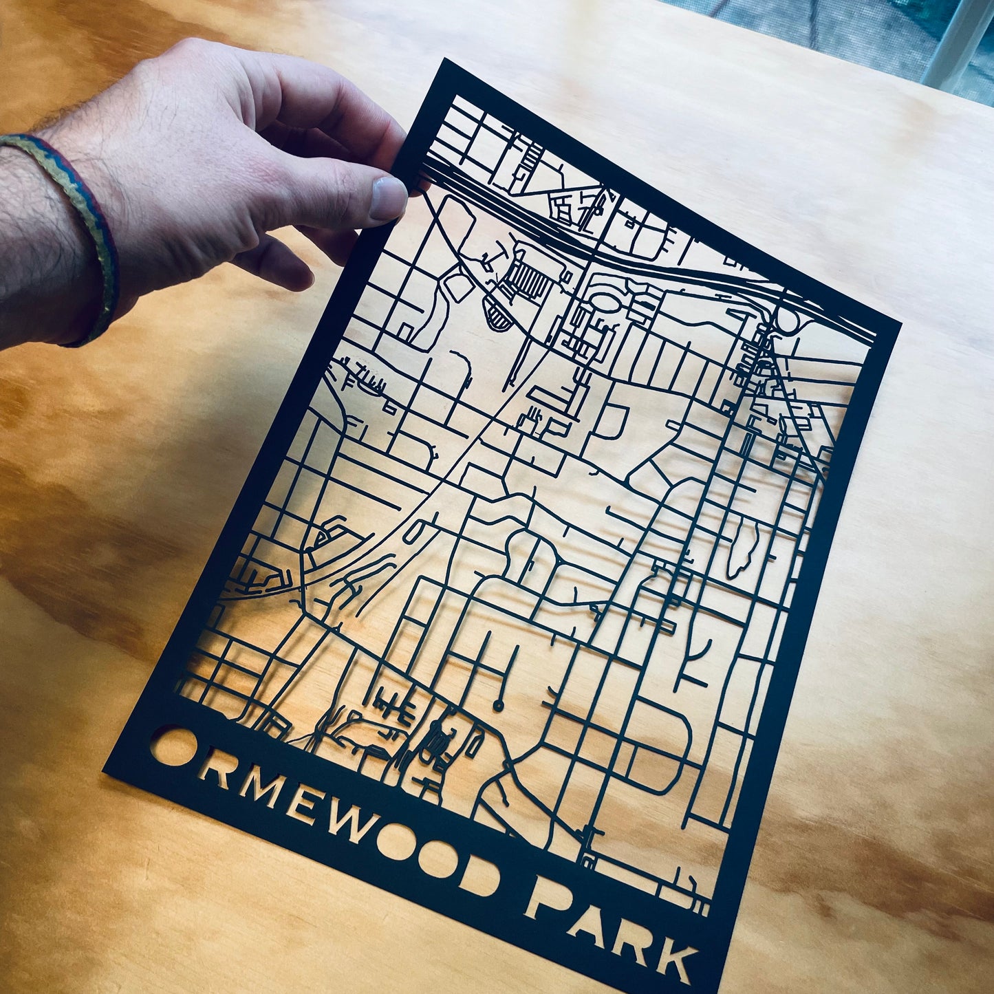 Ormewood Park (Stamp Style Papercut)